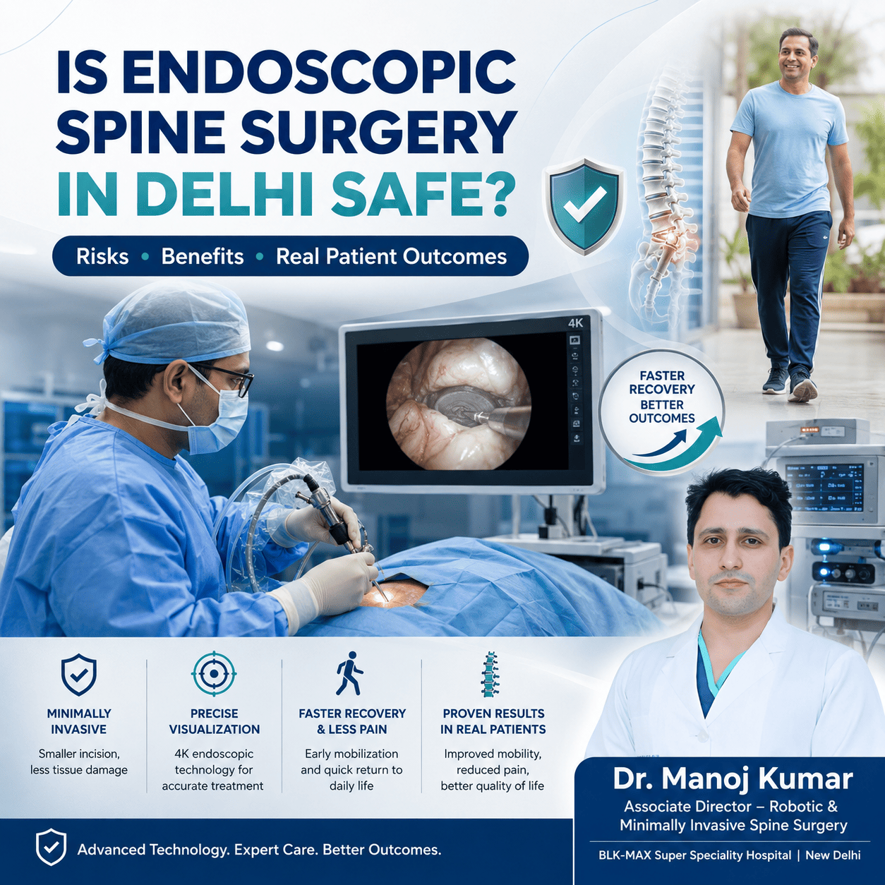 Endoscopic Spine Surgery in Delhi | Dr Manoj Kumar